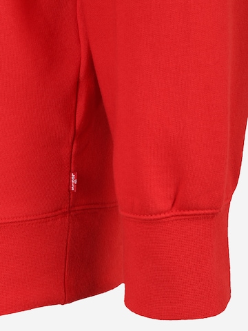 Levi's® Big & Tall Sweatshirt 'Relaxed Graphic Hoodie' in Red