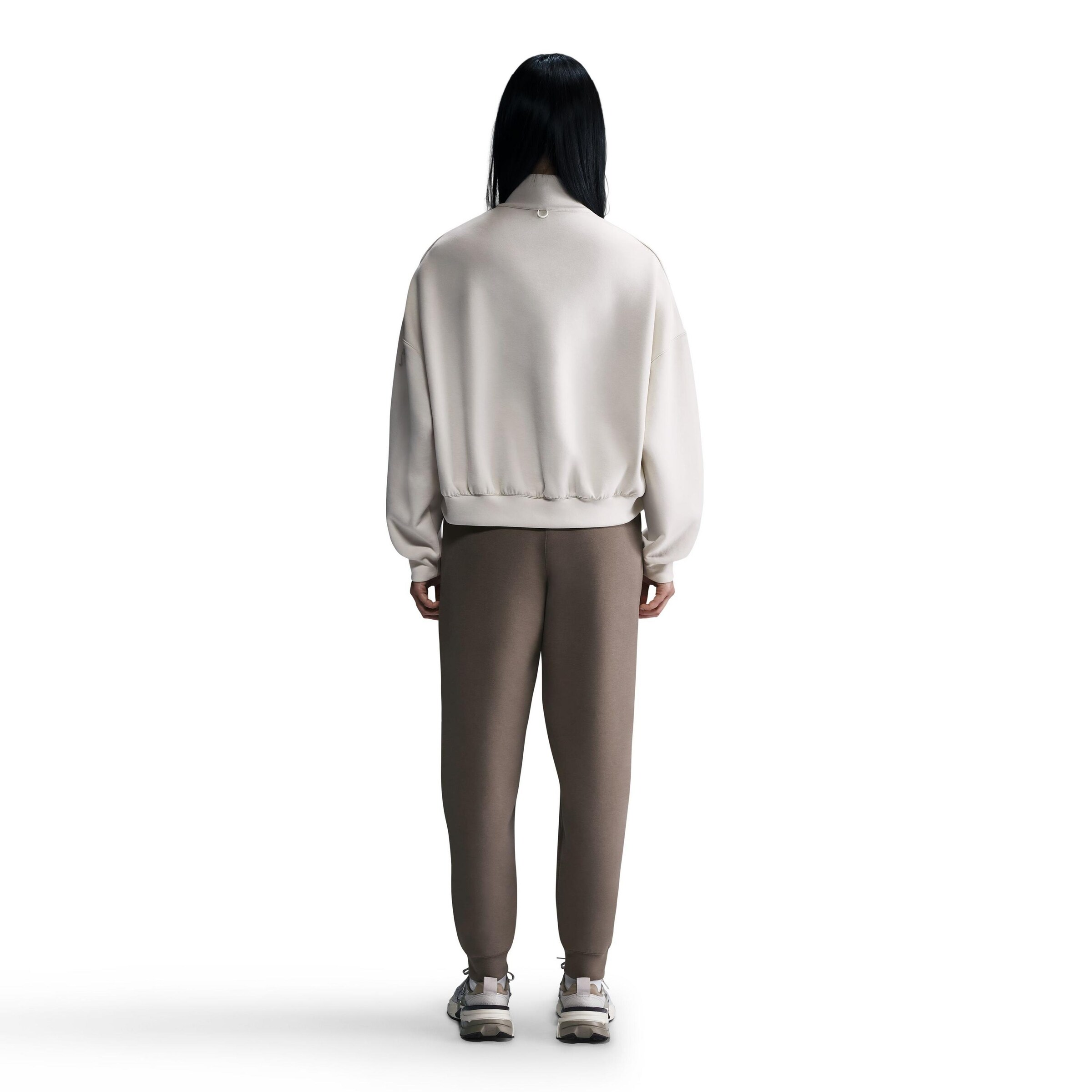 NIKE Athletic Sweatshirt in Beige