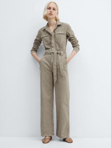MANGO Jumpsuit 'Tina' in Green: front