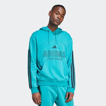 ADIDAS SPORTSWEAR Athletic Sweatshirt 'Tiro' in Blue: front