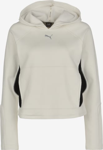 PUMA Sportsweatshirt ' Hoodie' in Weiß: front