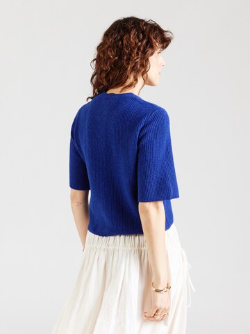 PIECES Gebreid vest 'PCSILLY' in Blauw