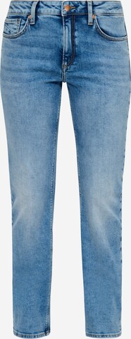 Coupe slim Jean QS en bleu : devant