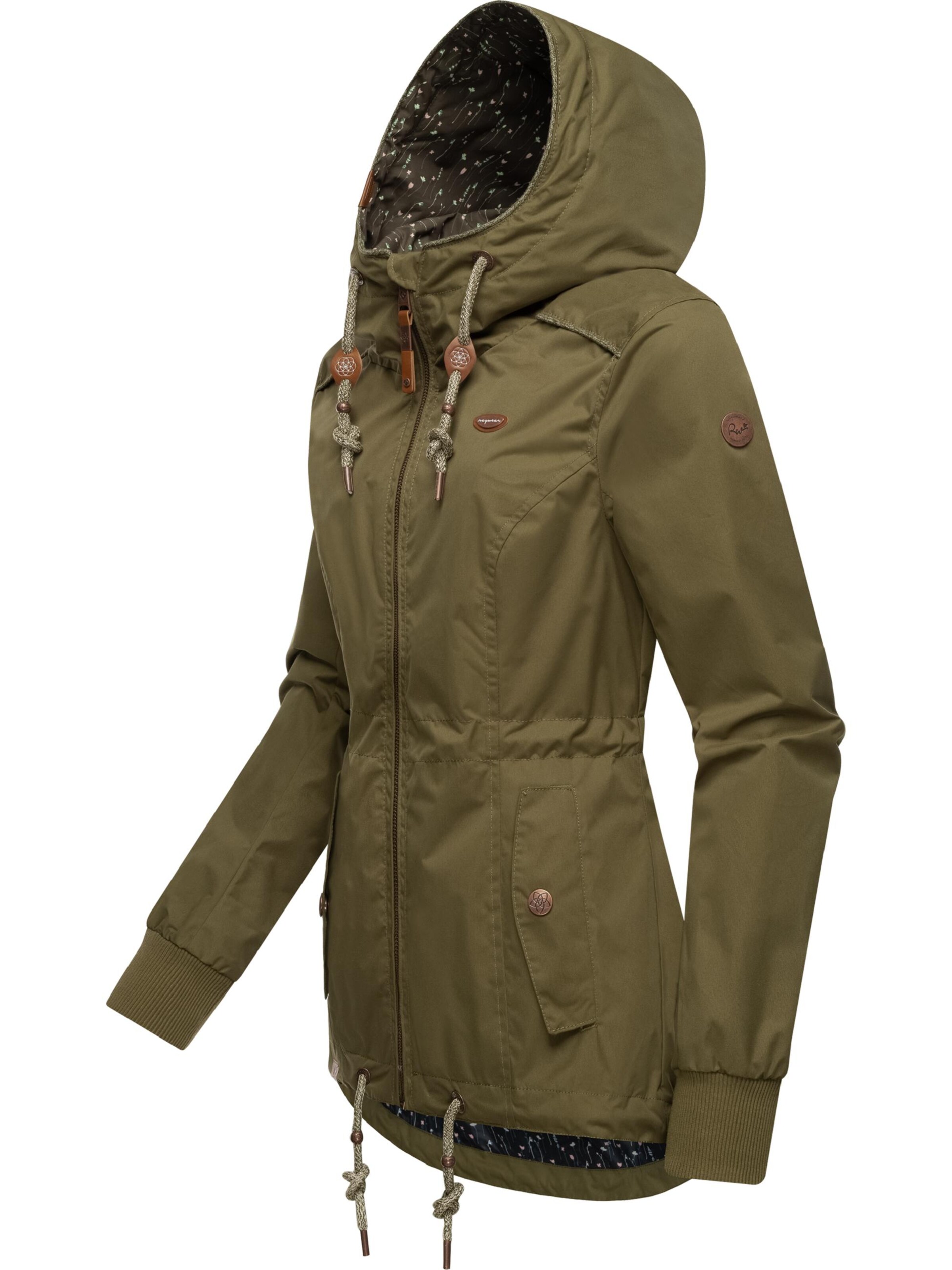 Ragwear Outdoorjas 'Danka' in Groen