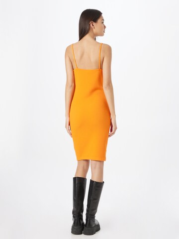 Calvin Klein Jeans - Vestido de verano en naranja