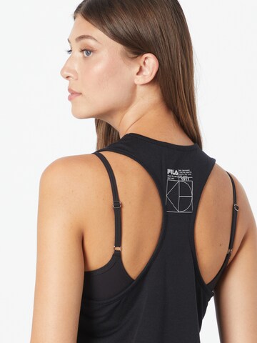 FILA Športni top | črna barva