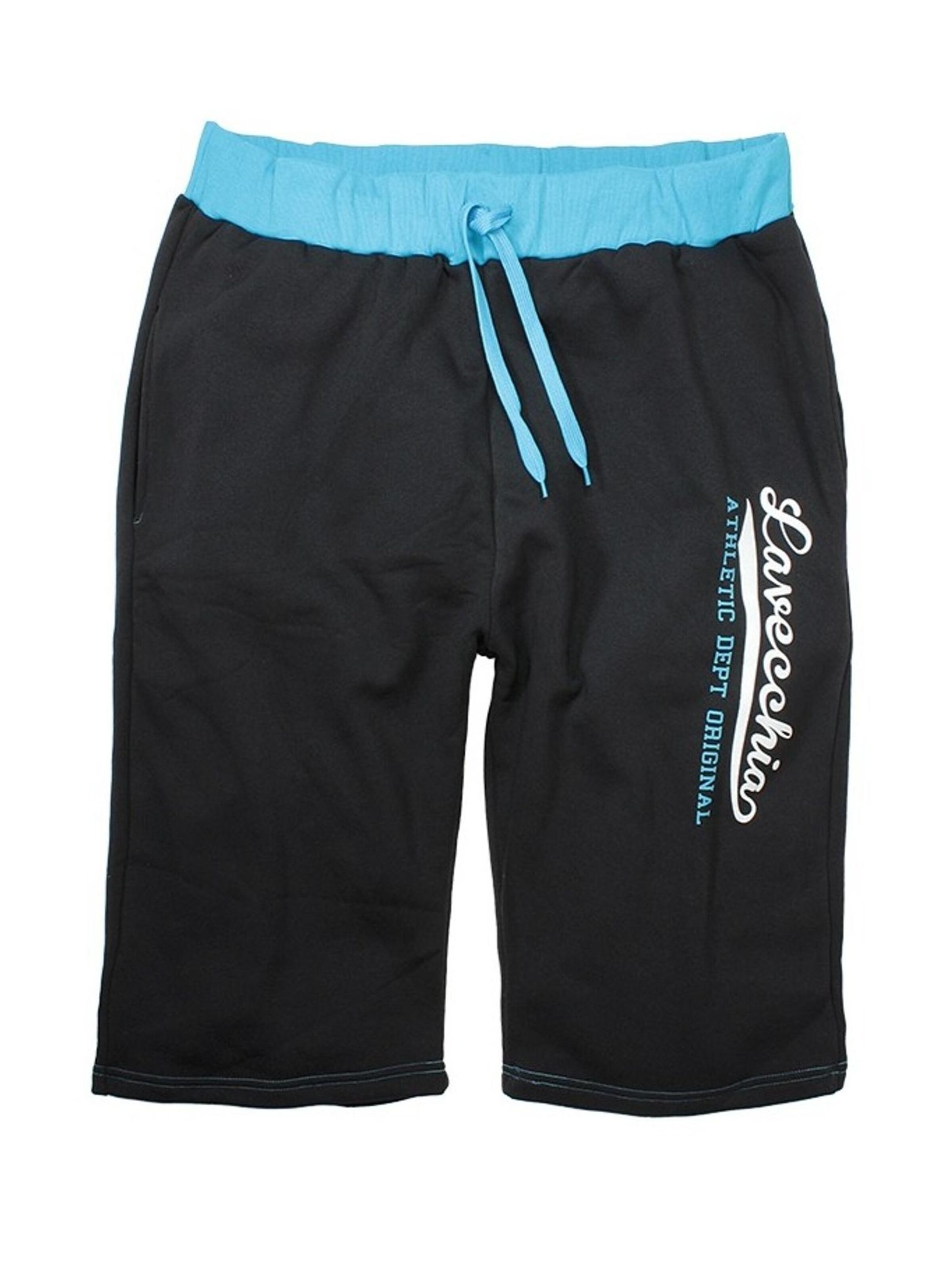 Lavecchia Loosefit Hose 'LV-2017' in Schwarz: Vorderseite