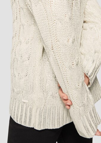 Pull-over QS en beige