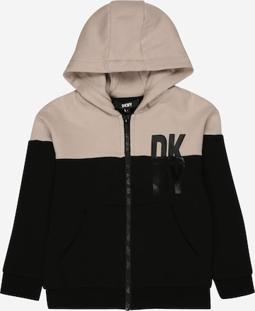 DKNY Sweat jacket in Black: front