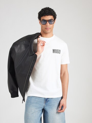 HUGO Shirt 'Derlyns' in Beige