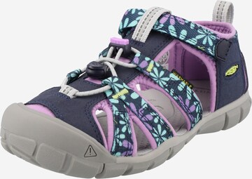 KEEN Sandalen in Blauw: voorkant