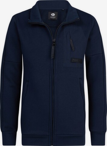 Petrol Industries Zip-Up Hoodie 'Carroll' in Blue: front