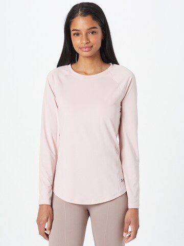 UNDER ARMOUR Performance Shirt 'Rush' in Pink: front