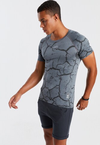 Leif Nelson Sport T-Shirt in Grau