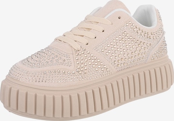 Ital-Design Sneaker in Beige: Vorderseite