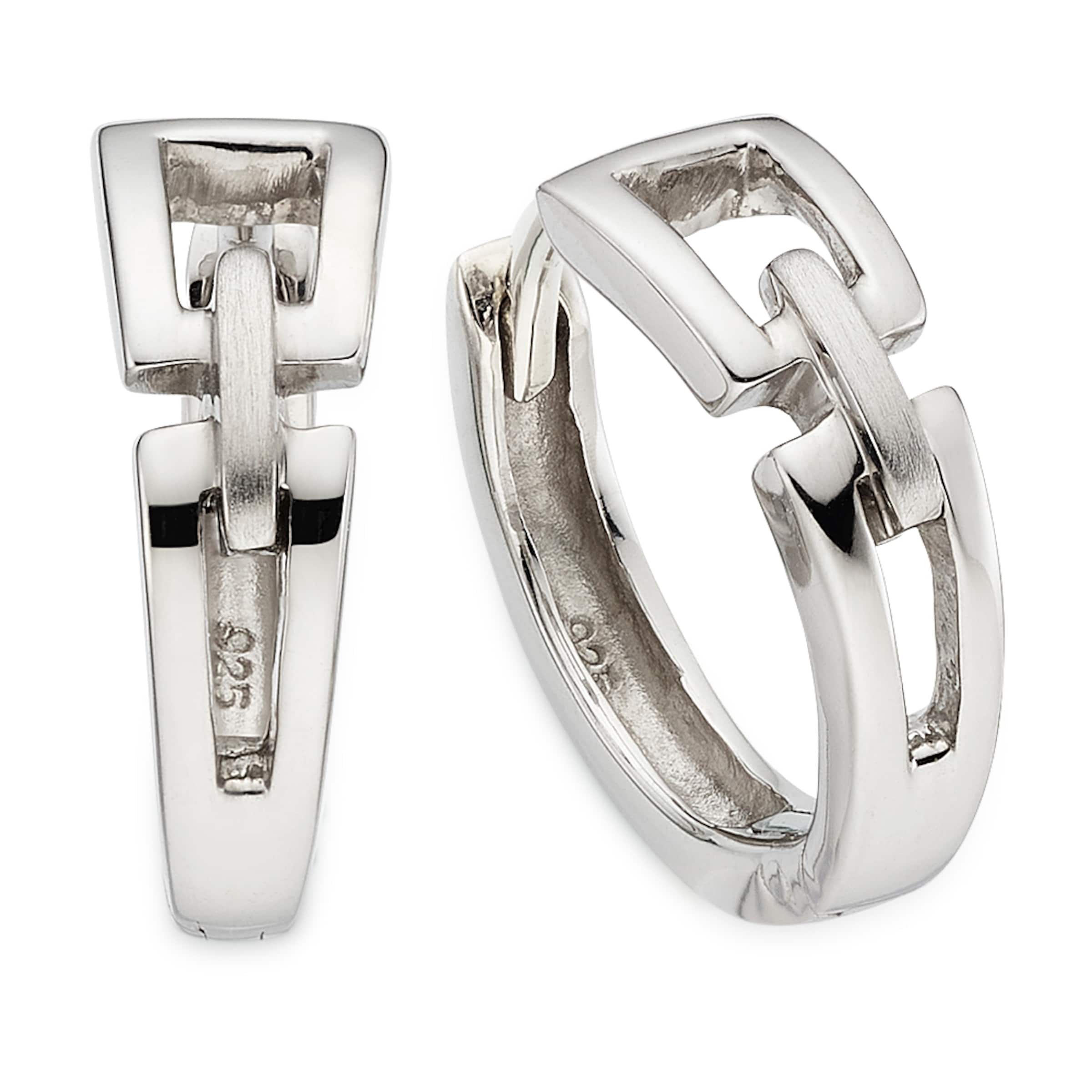 Bruno Banani LM Ohrringe in Silber: Vorderseite