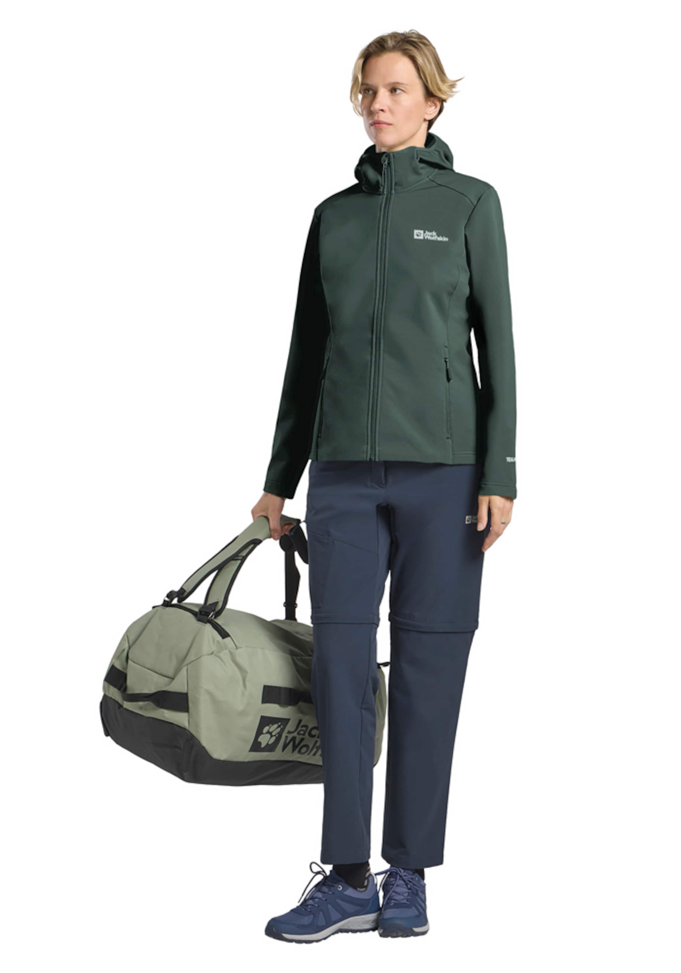 JACK WOLFSKIN Outdoorjacke in Grün