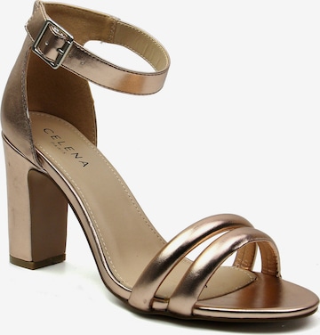 Celena Strap sandal 'Chelsie' in Gold