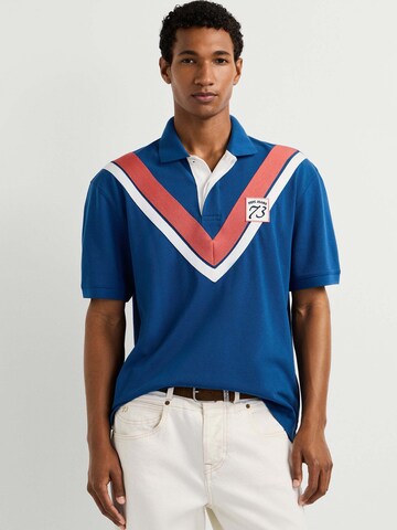 Pepe Jeans Poloshirt 'Malcom' in Blau: Vorderseite