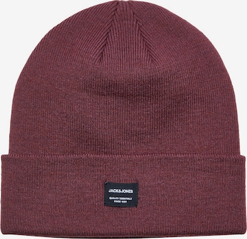 JACK & JONES Beanie 'DNA' in Red: front