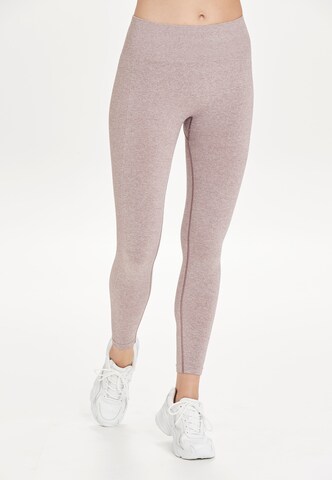 ENDURANCE Skinny Workout Pants 'Maidon' in Pink: front