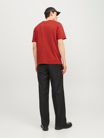Coupe slim T-Shirt JACK & JONES en rouge