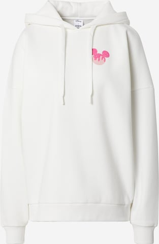 ABOUT YOU x Disney Sweatshirt 'Asmin' in Wit: voorkant