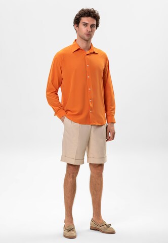 Slim fit Camicia di Antioch in arancione