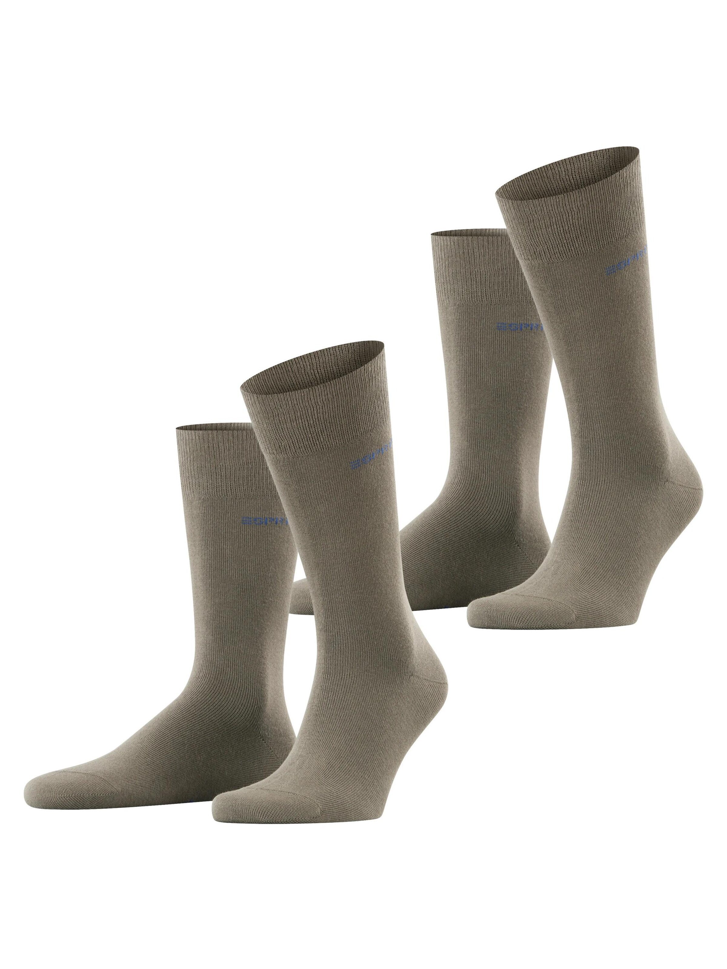 ESPRIT Socken 'Basic Uni 2-Pack'‌ in Grün: Vorderseite