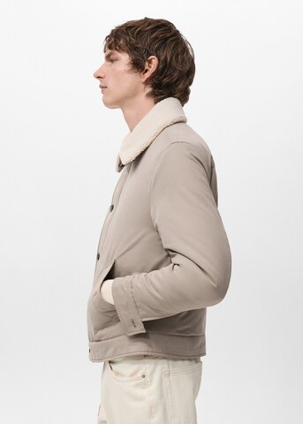MANGO MAN Between-Season Jacket 'Brian' in Beige