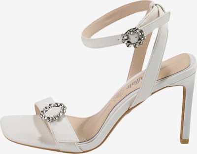 BUFFALO Sandalette 'ELENA' in transparent / weiß, Produktansicht