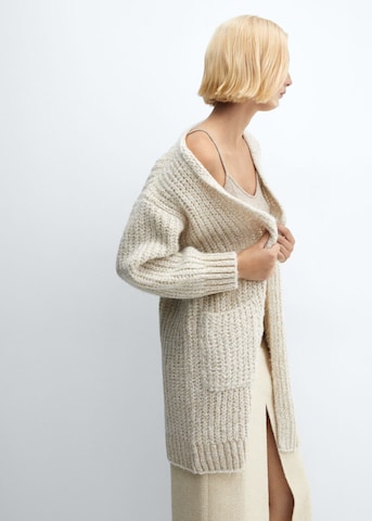 Cardigan 'Golden' MANGO en beige