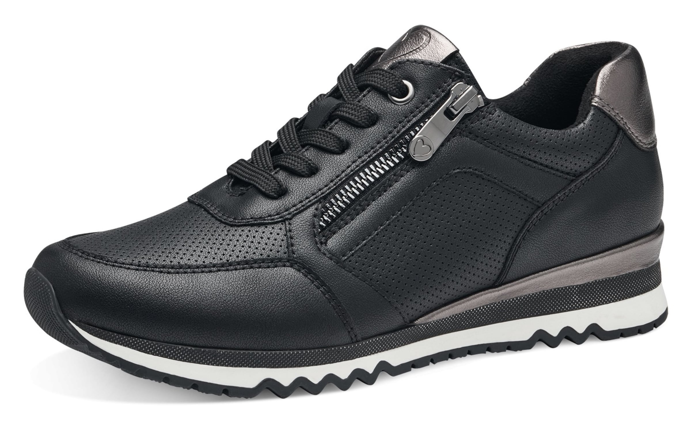 MARCO TOZZI - Zapatillas deportivas bajas en negro: frente