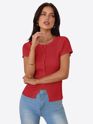 Imily Bela Tričko - Červená