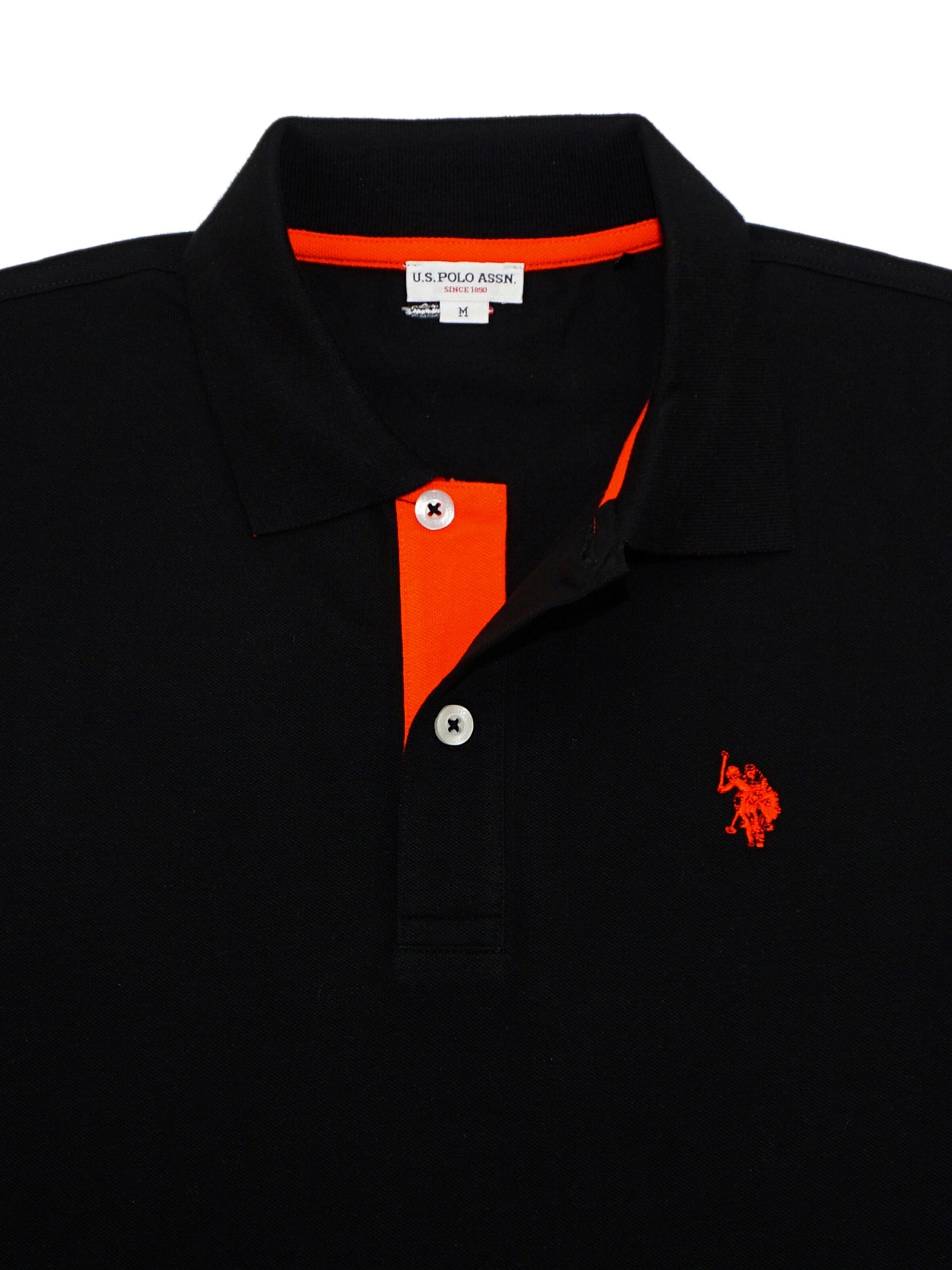 U.S. POLO ASSN. Shirt 'Big DBH no 3' in Zwart