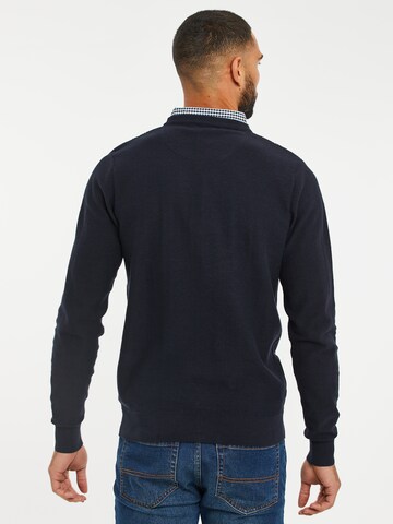 Threadbare Pullover 'Andy' in Blau