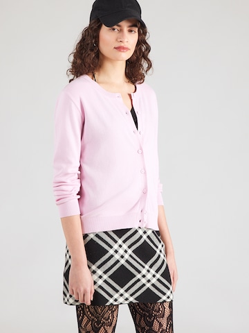 Geacă tricotată de la UNITED COLORS OF BENETTON pe roz: față