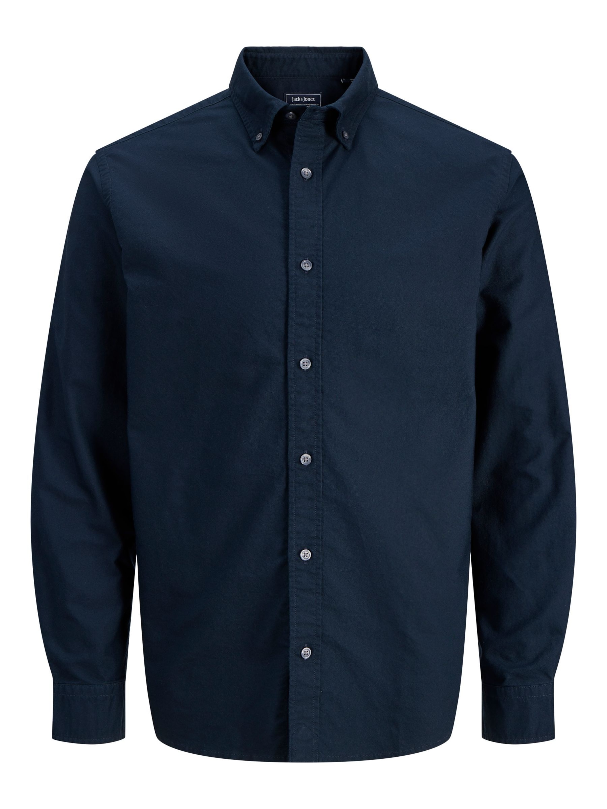JACK & JONES Regular fit Zakelijk overhemd 'JJEHarvey' in Blauw: voorkant