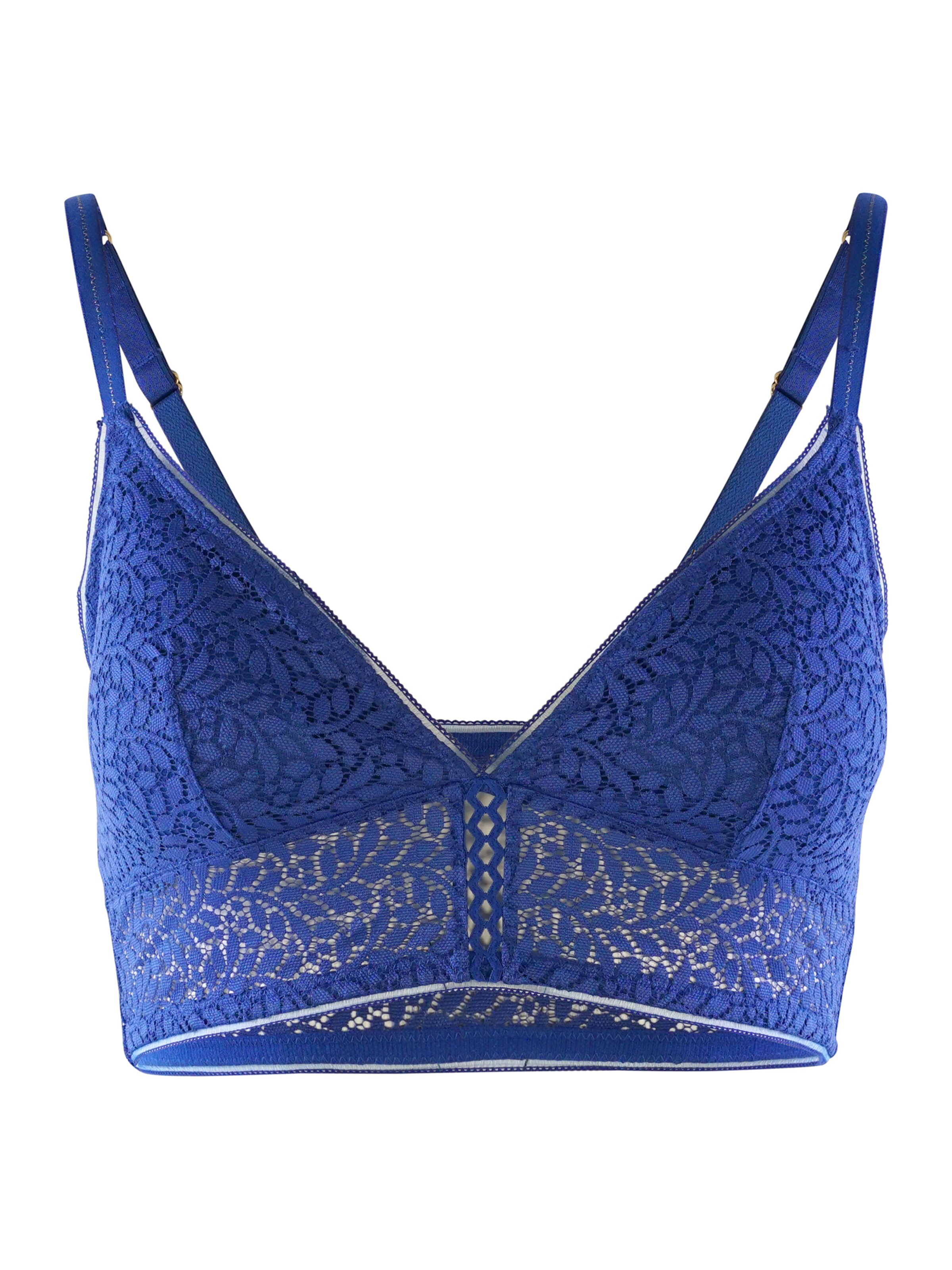 Triangle Soutien-gorge DIM en bleu : devant