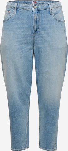 Tommy Jeans Curve Tapered Jeans in Blue: front