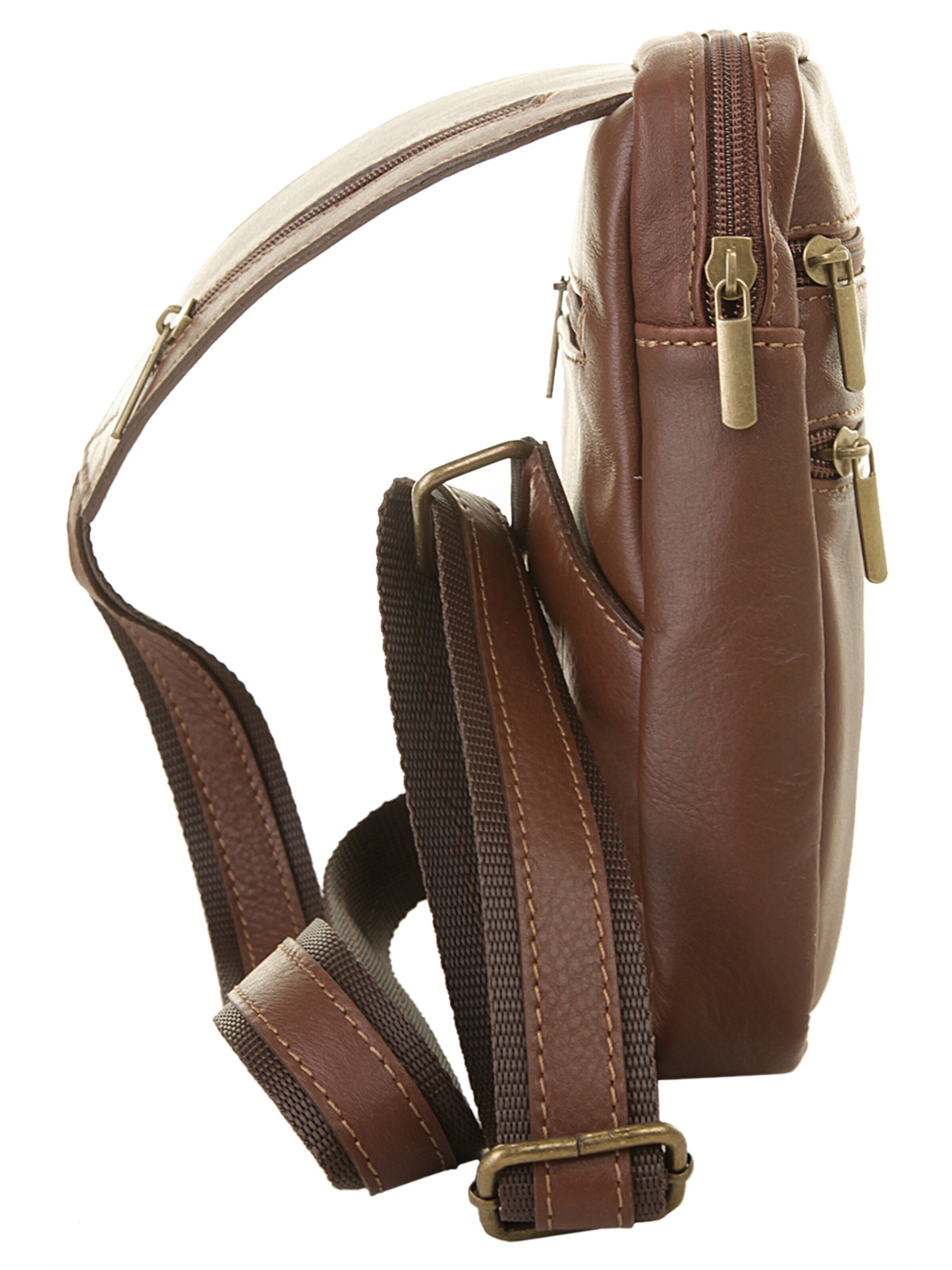 Sac à bandoulière piké en marron