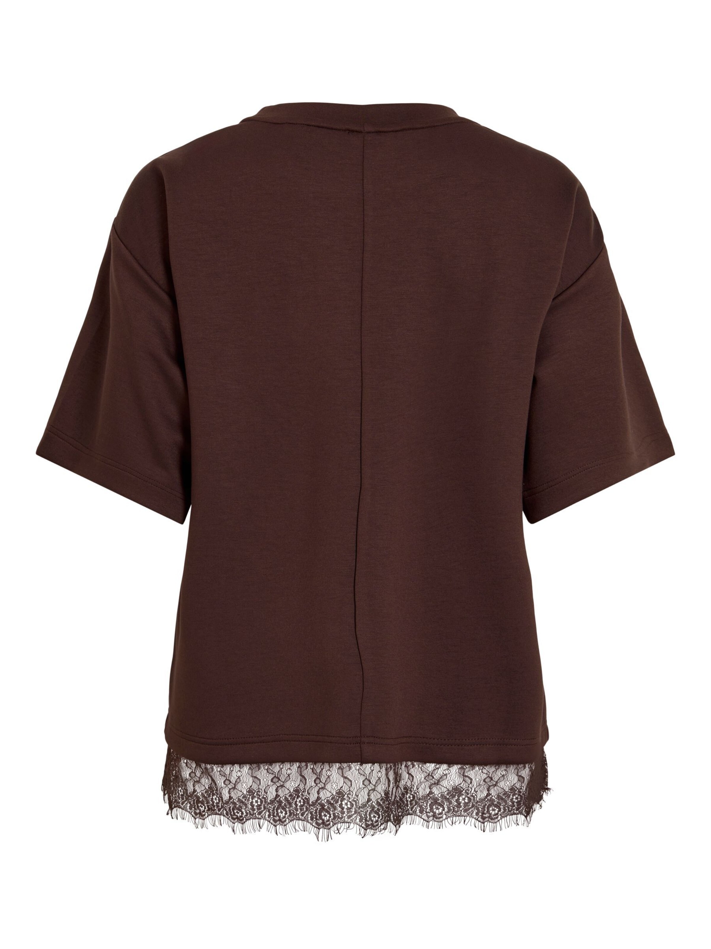 VILA Shirt 'VIEwie' in Brown