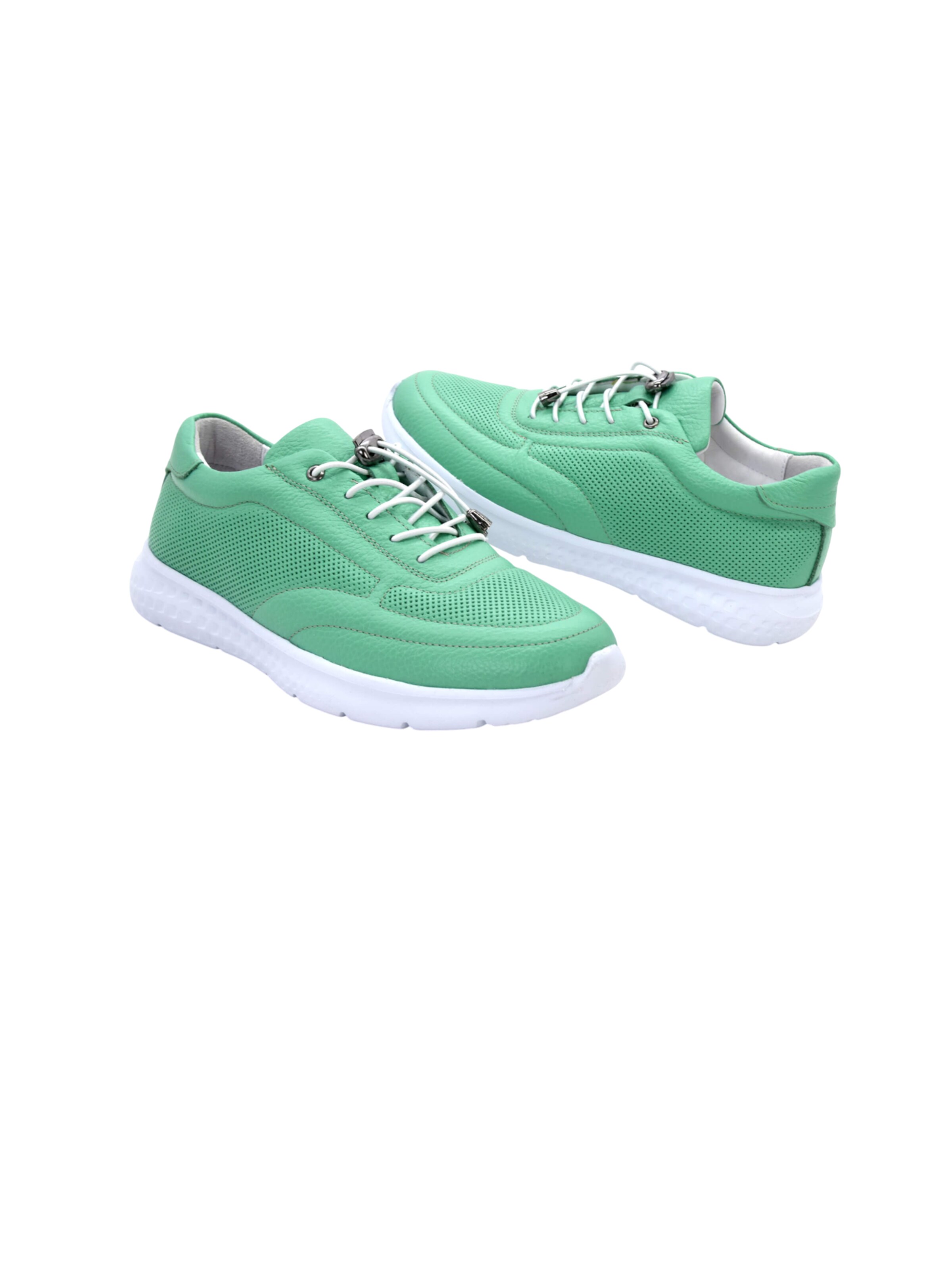 Scarpa stringata sportiva di Love Ballerins in verde