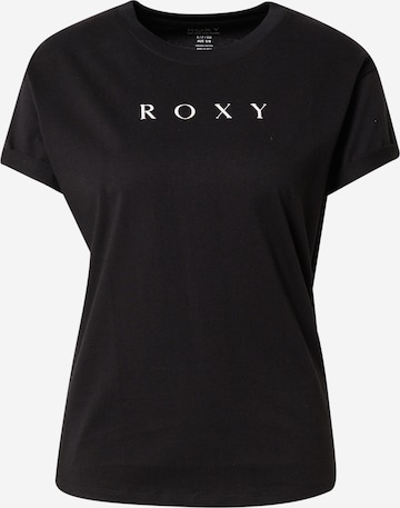 Tricou 'EPIC AFTERNOON' de la ROXY pe negru: față