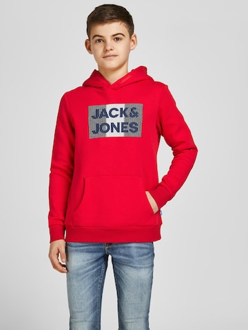 Jack & Jones Junior - Regular Fit Sweatshirt em vermelho: frente