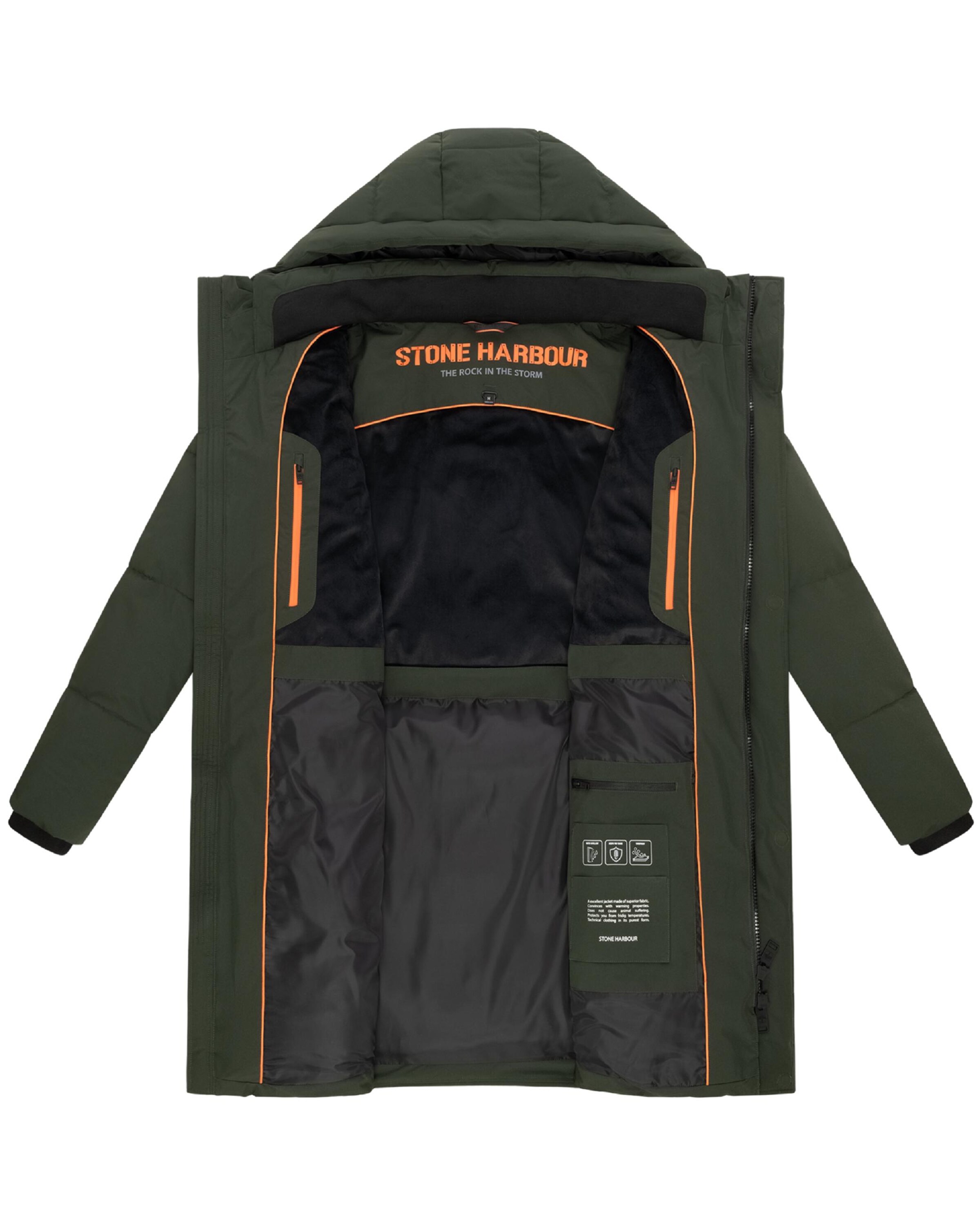 Cappotto invernale 'Hadrieen XX' di STONE HARBOUR in verde