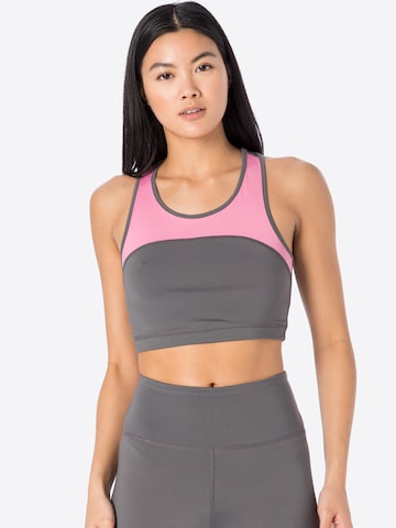 NU-IN Bralette Bra in Grey: front