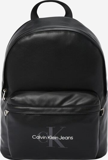 Calvin Klein Jeans Sac à dos 'CAMPUS BP40' en gris basalte / noir / blanc, Vue avec produit
