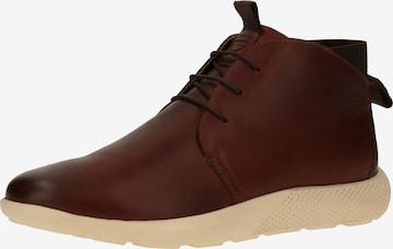 SANSIBAR Lace-Up Boots in Brown: front
