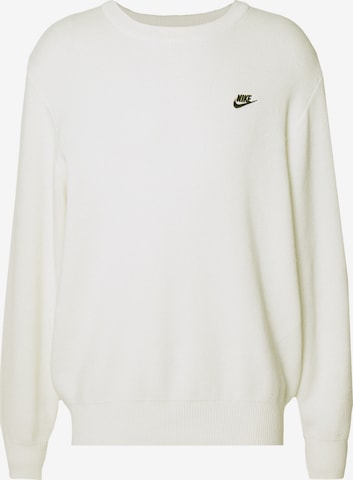 Nike Sportswear Pullover 'CLUB' in Weiß: Vorderseite